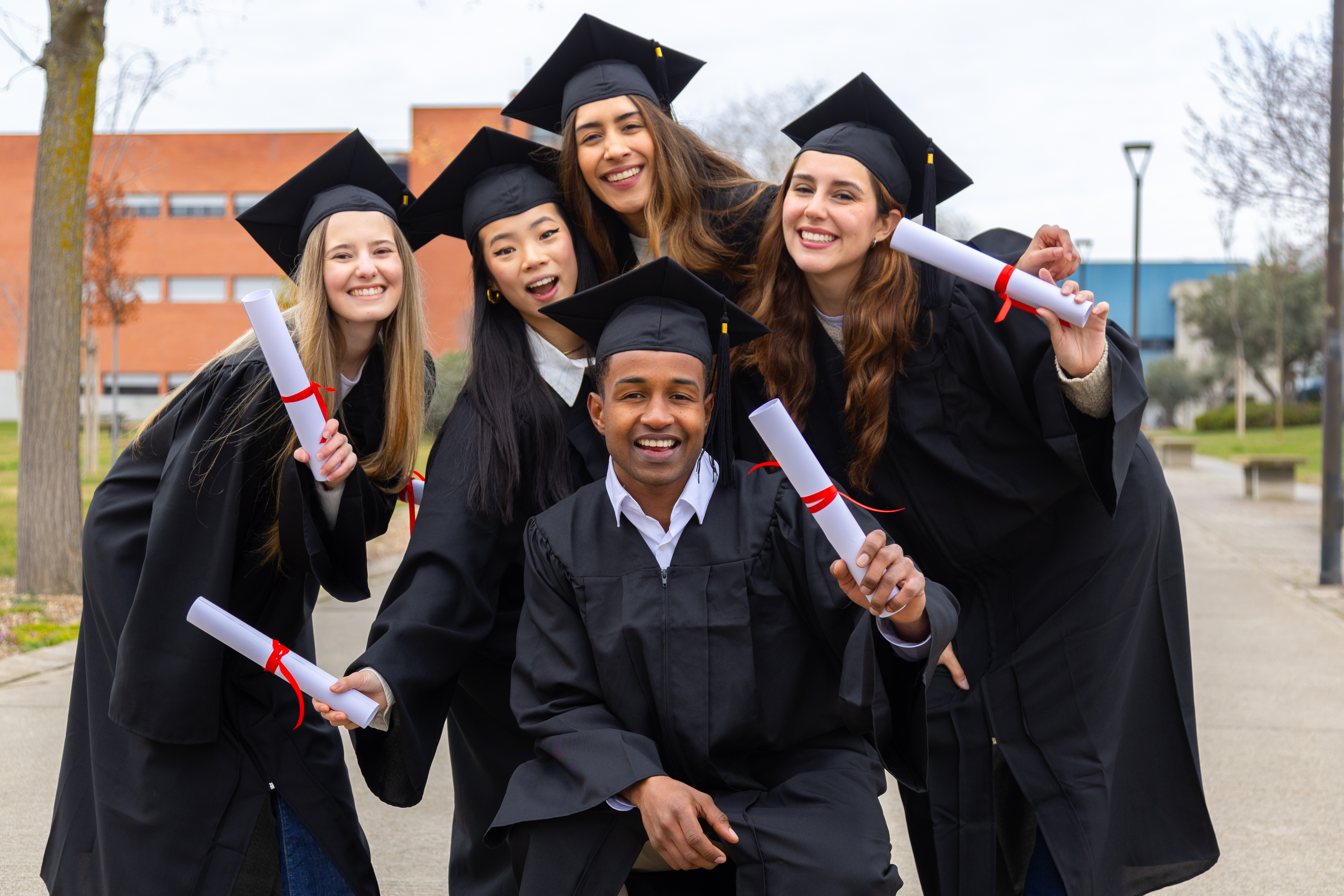 Students studying abroad